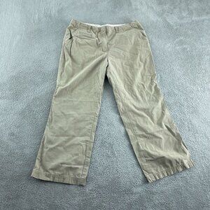 Isaac Mizrahi For Target Womens Khaki Chino Pants Size 10 Cotton Leg  2762